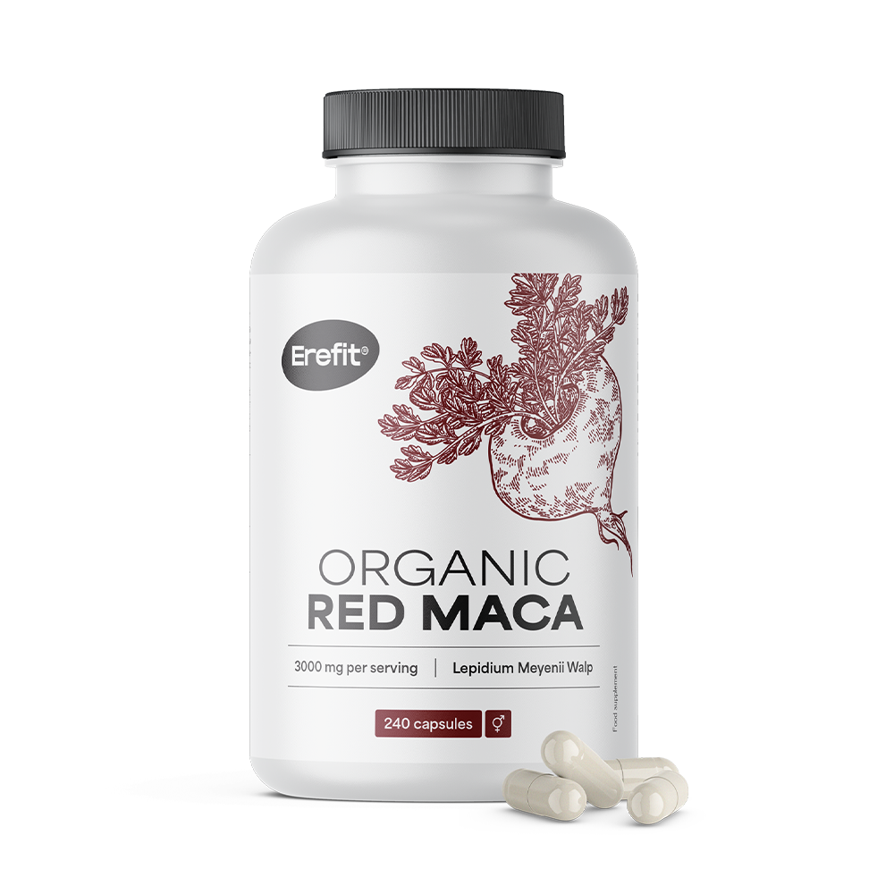 BIO Crvena maca 3000 mg s prirodnim vitaminom C.