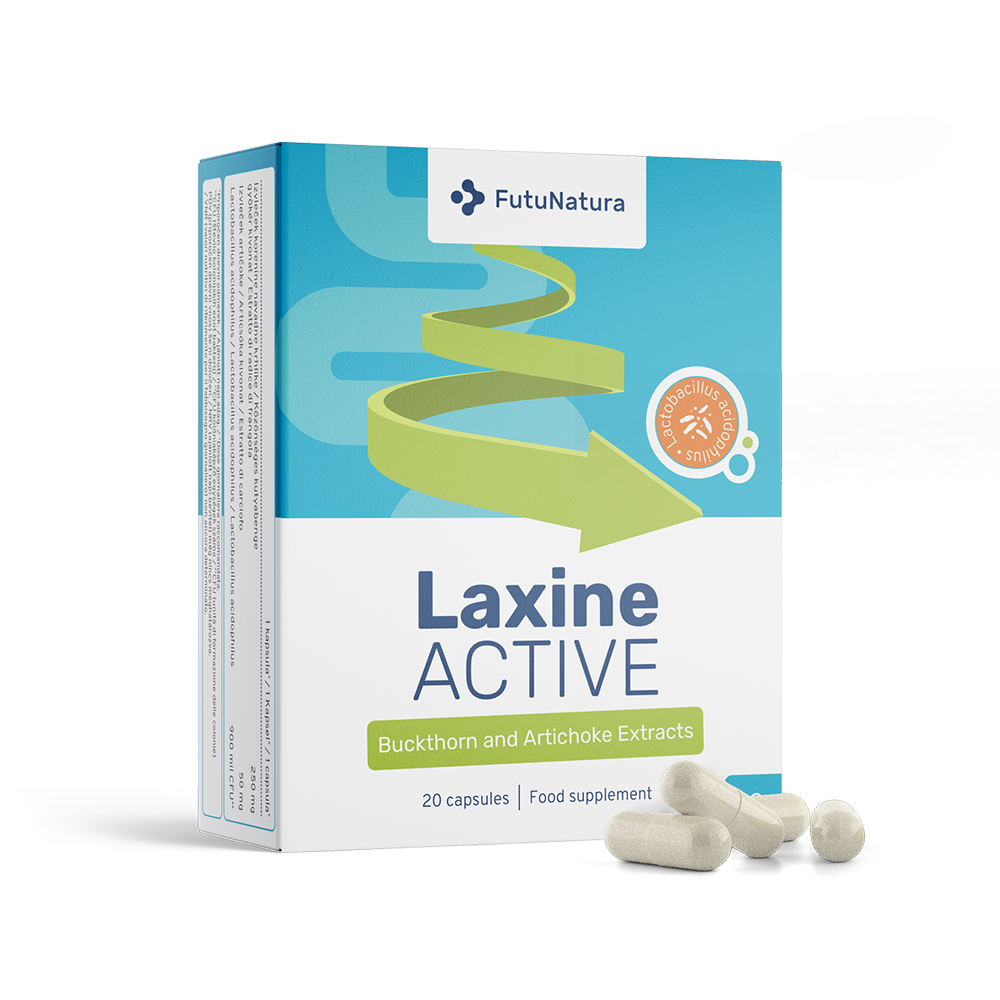 Laxine Active kapsule.