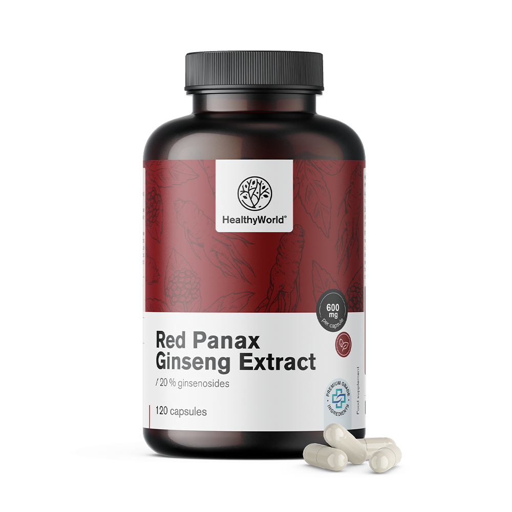 Red Panax ginseng - ekstrakt crvenog ginsenga 600 mg.