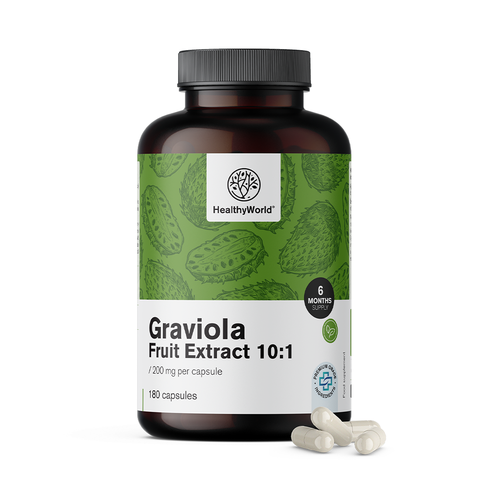 Graviola 200 mg - ekstrakt 10:1