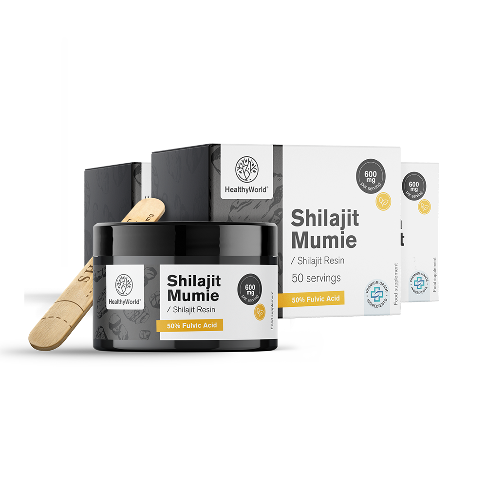 Shilajit Mumie 600 mg – smola