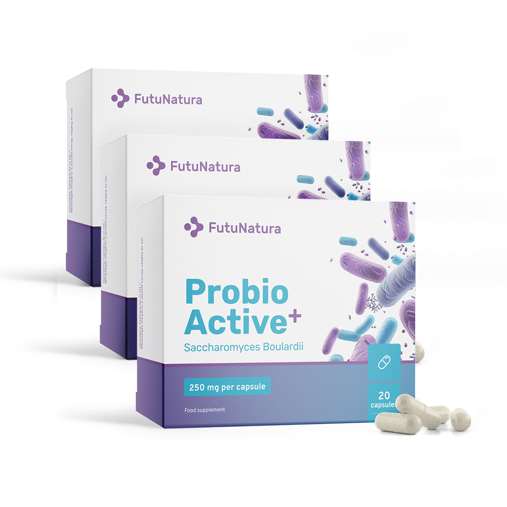 Probio Active PLUS – Saccharomyces boulardii 250 mg v kapsulah