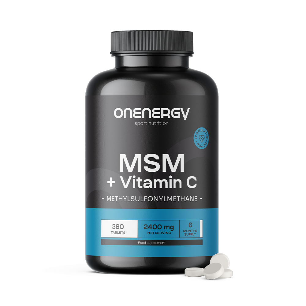 MSM 2400 mg - s vitaminom C