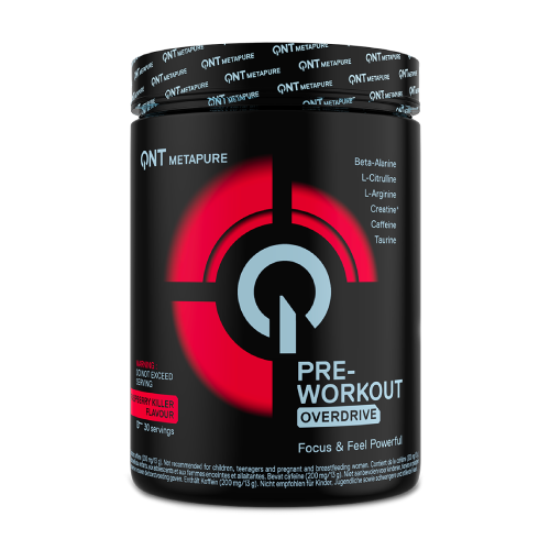 Overdrive pre-workout u prahu - malina