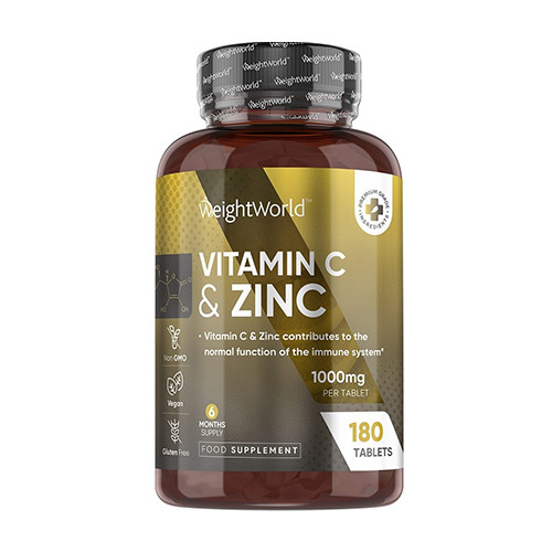 Vitamin C + cink u tabletama.